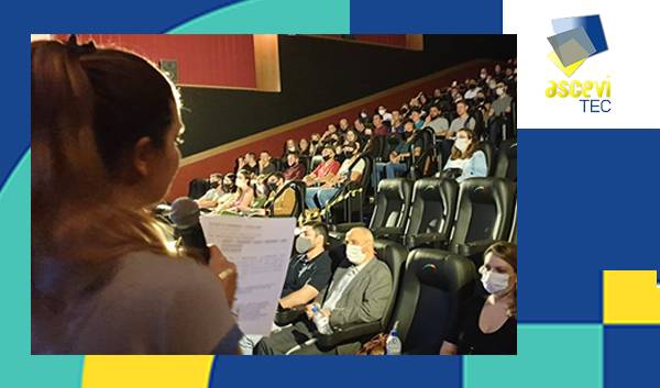 Capa: Ascevi promove primeiro evento do setor vidreiro no cinema em Chapecó e reúne 110 participantes